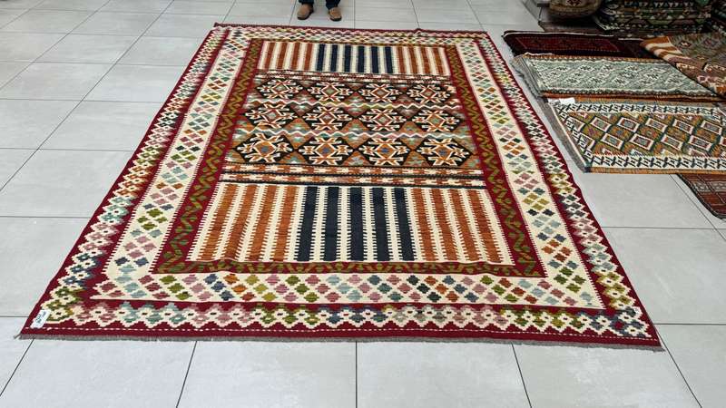 Afghan Chobi Kilim 347cm x 248cm Hand Made