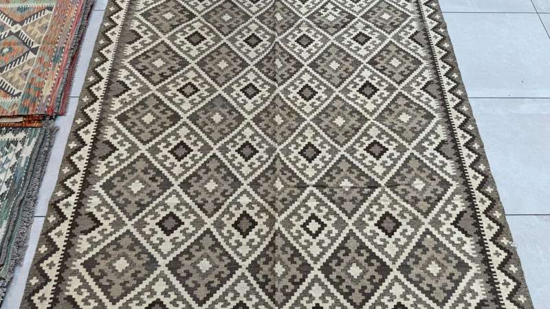 Afghan Chobi Kilim 252cm x 188cm Hand Made