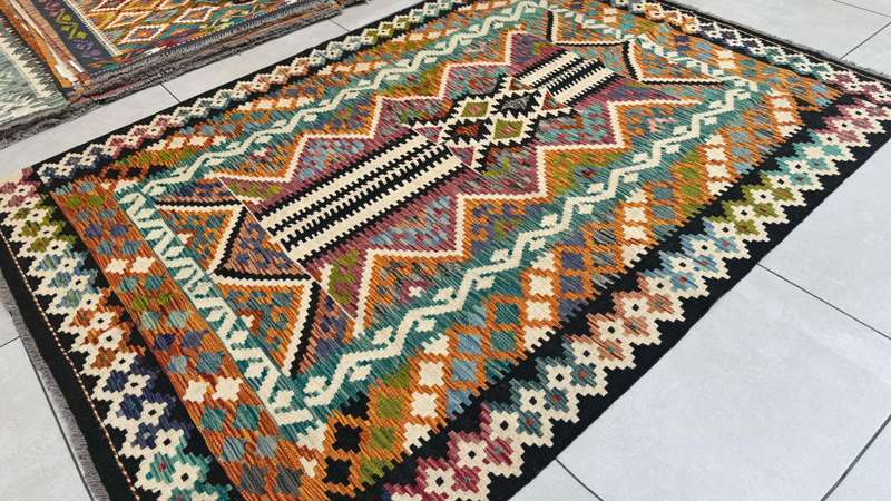 Afghan Chobi Kilim 200cm x 150cm Hand Made