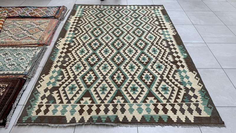 Afghan Chobi Kilim 290cm x 206cm Hand Made