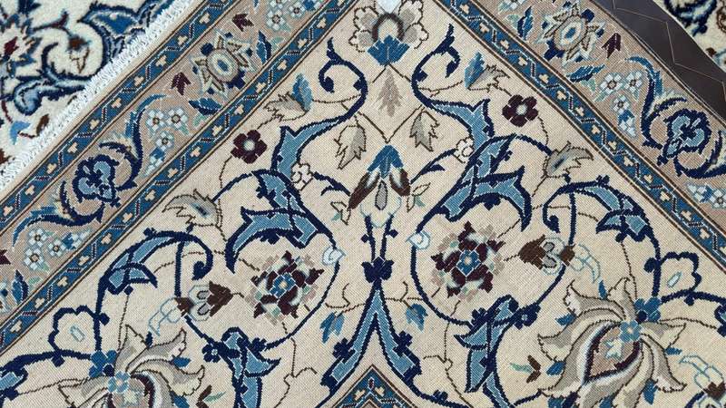 Fine Persian Nain Carpet 430cm x 310cm Hand Knotted
