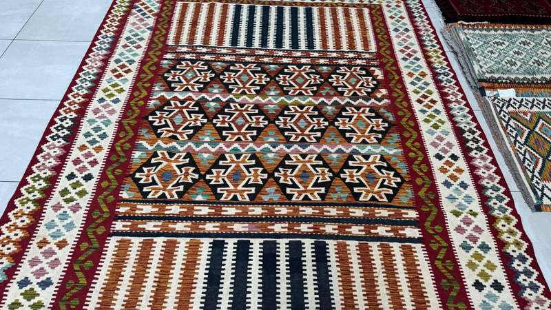 Afghan Chobi Kilim 347cm x 248cm Hand Made