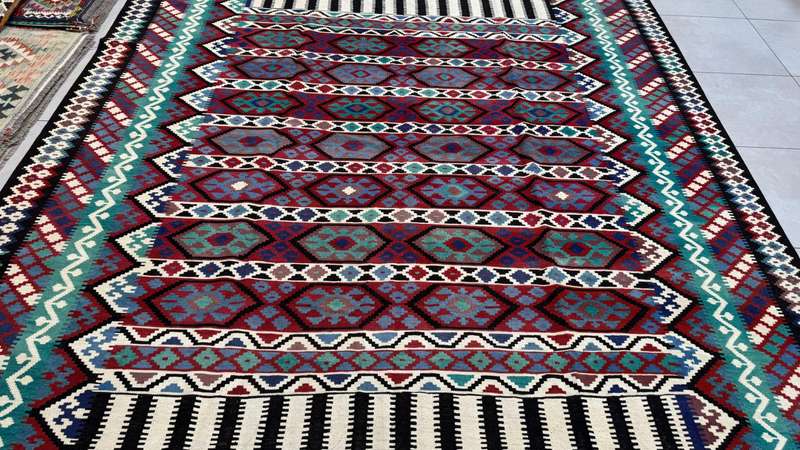 Afghan Chobi Kilim 396cm x 310cm Hand Made