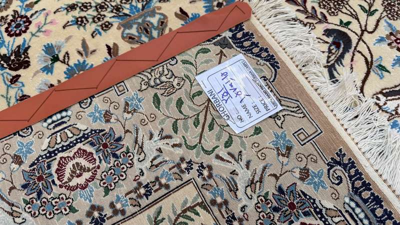 Very Fine Persian Nain Carpet (6LA) 157cm x 117cm Hand Knotted