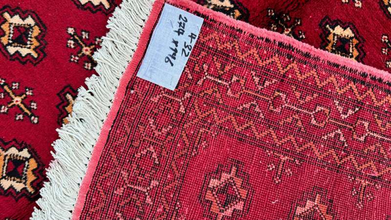 Vintage Persian Kurdi Carpet 274cm x 146cm Hand Knotted