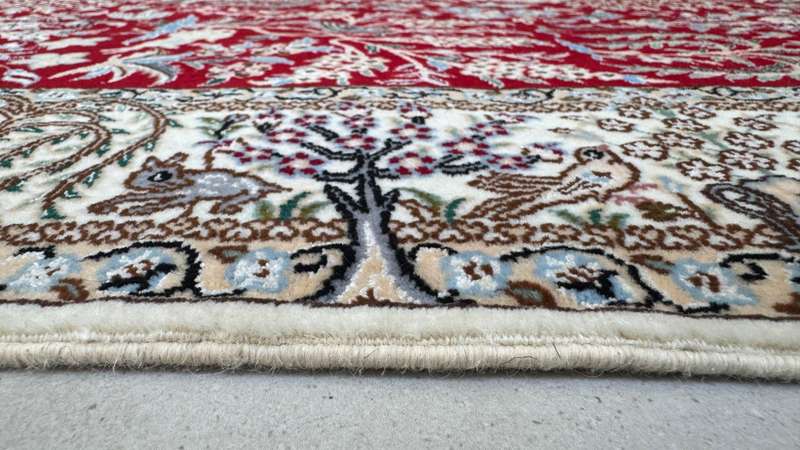 Very Fine Persian Nain Carpet (6LA) 152cm x 102cm Hand Knotted