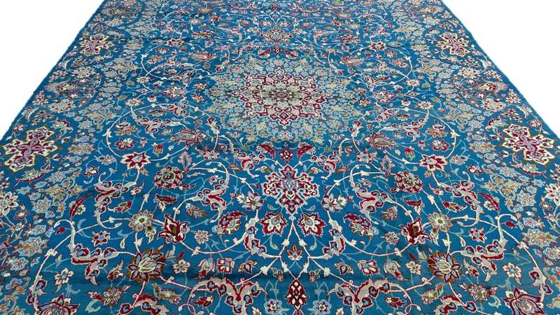 Vintage Persian Kashan Carpet 495cm x 350cm Hand Knotted