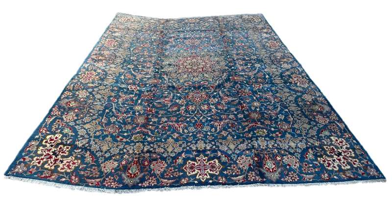 Vintage Persian Kashan Carpet 495cm x 350cm Hand Knotted