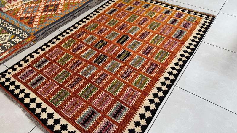 Afghan Chobi Kilim 183cm x 122cm Hand Made