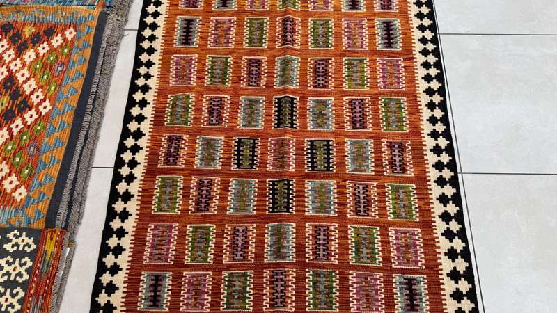 Afghan Chobi Kilim 183cm x 122cm Hand Made