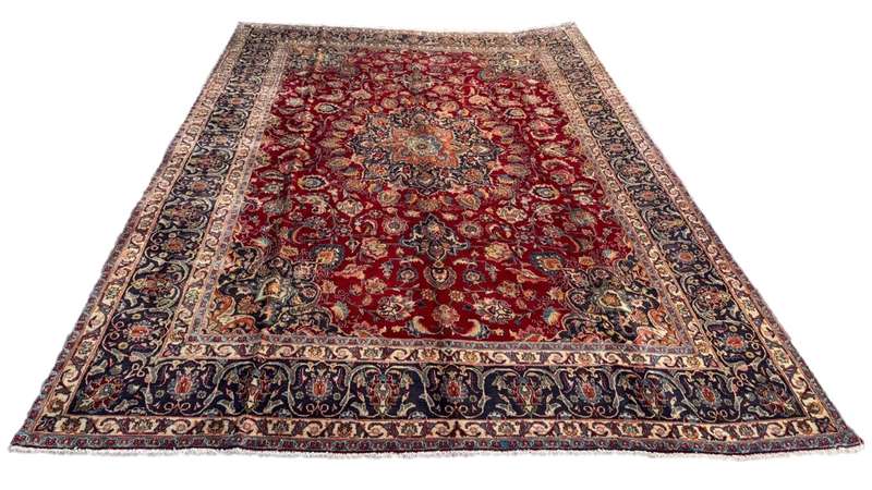 Persian Mashhad Carpet 396cm x 290cm Hand Knotted