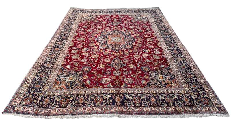 Persian Mashhad Carpet 396cm x 290cm Hand Knotted