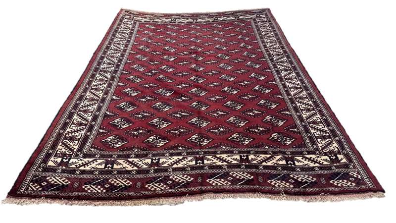 Persian Turkaman Carpet 380cm x 290cm Hand Knotted