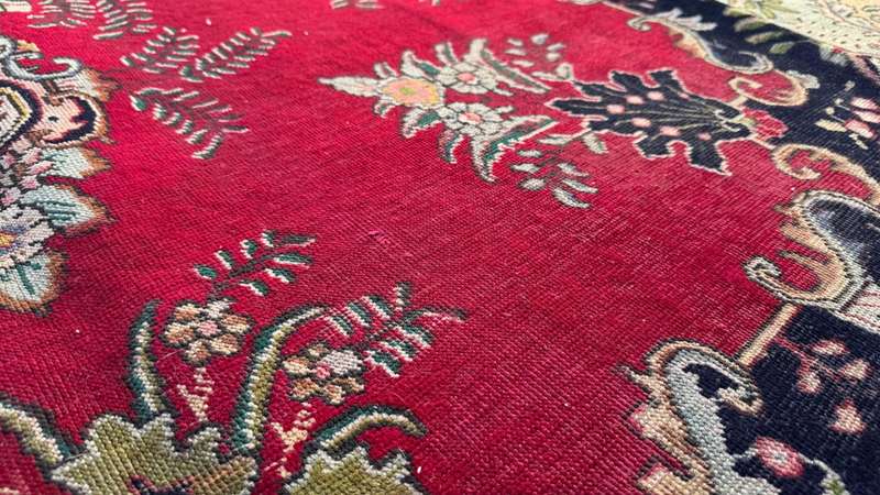 Vintage Persian Tabriz Carpet  380cm x 292cm Hand-Knotted