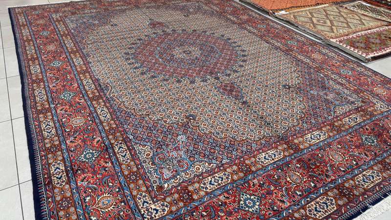 Very Fine Persian Moud Carpet 400cm x 300cm Hand Knotted