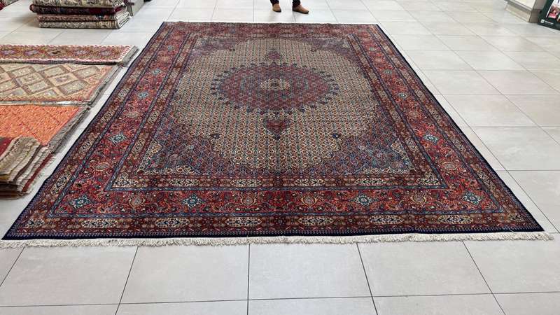 Very Fine Persian Moud Carpet 400cm x 300cm Hand Knotted