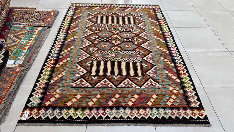 Afghan Chobi Kilim 245cm x 171cm Hand Made