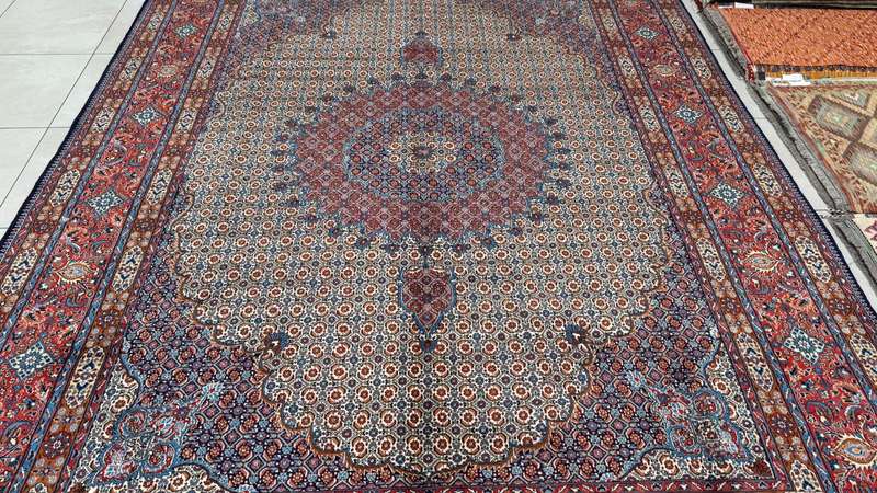 Very Fine Persian Moud Carpet 400cm x 300cm Hand Knotted