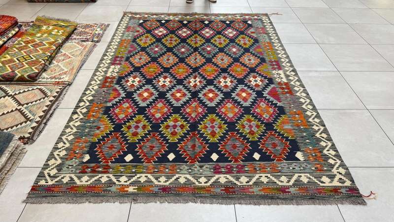 Afghan Chobi Kilim 293cm x 197cm Hand Made