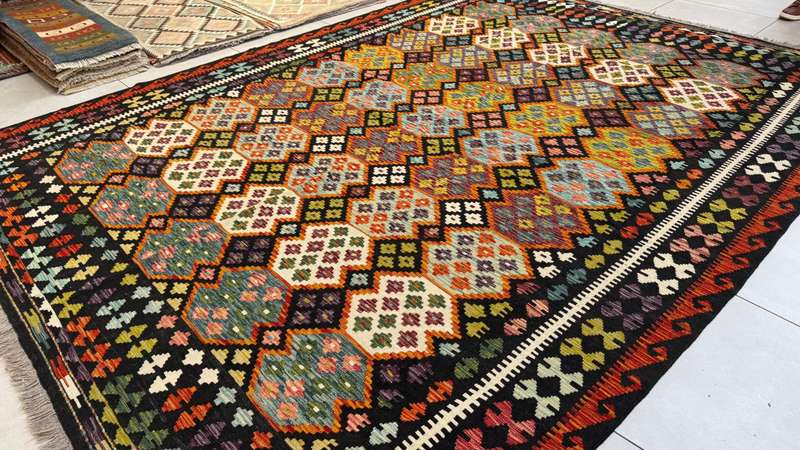Afghan Chobi Kilim 341cm x 252cm Hand Made