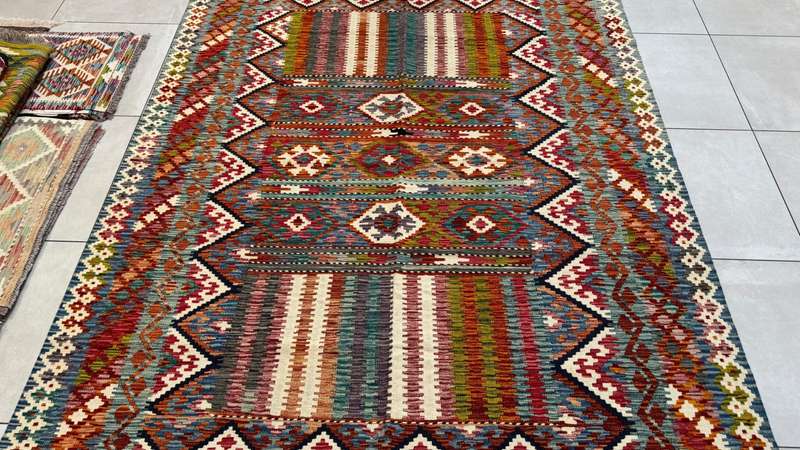 Afghan Chobi Kilim 298cm x 208cm Hand Made