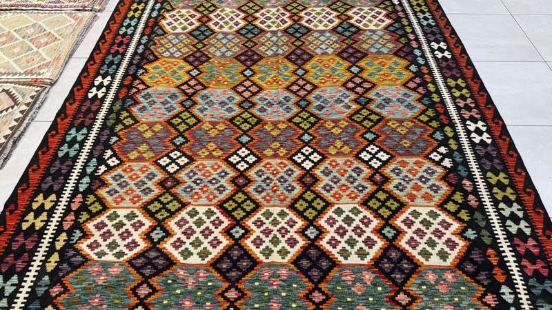 Afghan Chobi Kilim 341cm x 252cm Hand Made