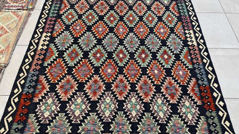 Afghan Chobi Kilim 295cm x 201cm Hand Made