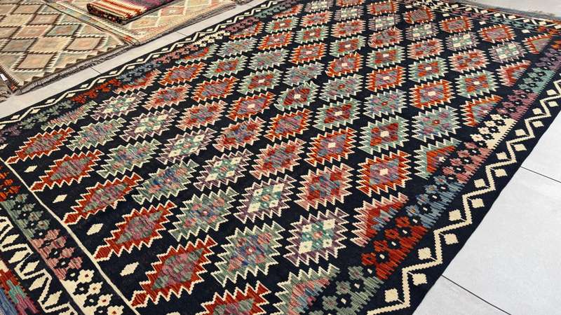 Afghan Chobi Kilim 295cm x 201cm Hand Made
