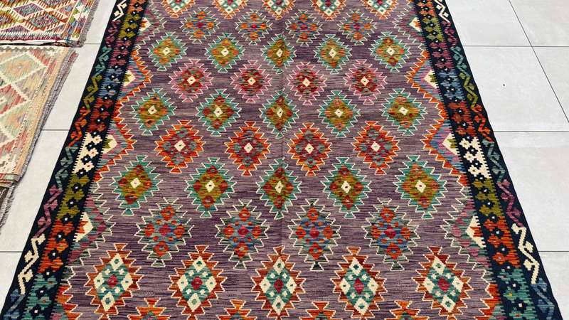 Afghan Chobi Kilim 295cm x 201cm Hand Made
