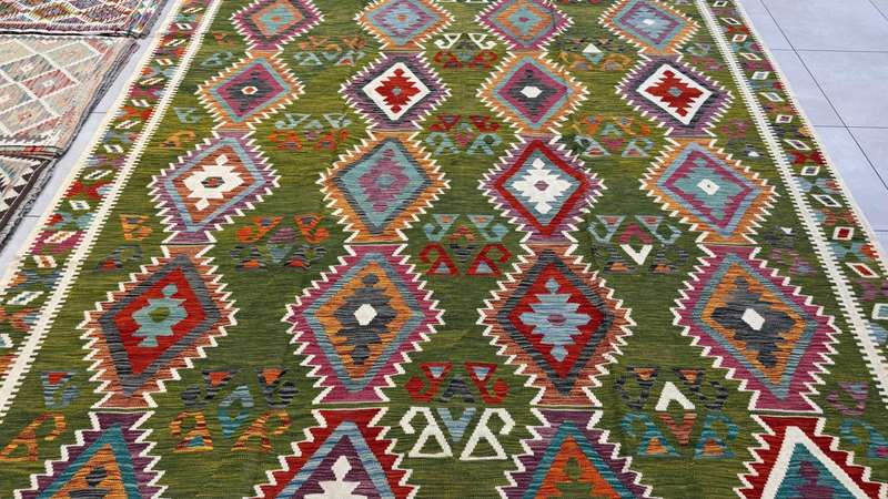 Afghan Chobi Kilim 390cm x 293cm Hand Made