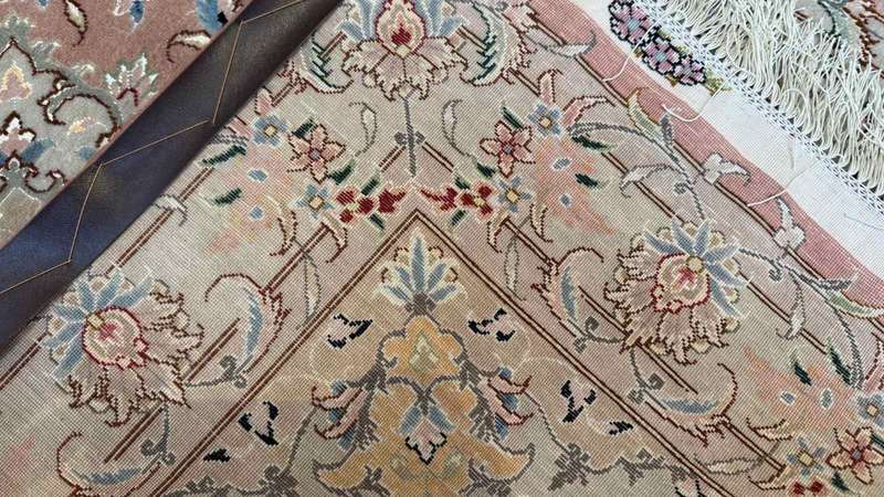 Very Fine Persian Tabriz Carpet 150cm x 100cm Hand Knotted