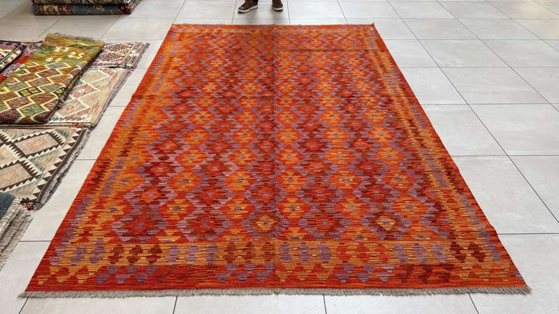 Afghan Chobi Kilim 308cm x 207cm Hand Made
