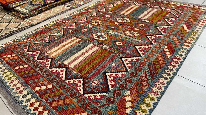 Afghan Chobi Kilim 298cm x 208cm Hand Made