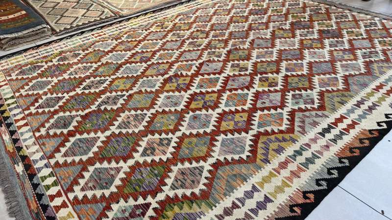 Afghan Chobi Kilim 346cm x 257cm Hand Made