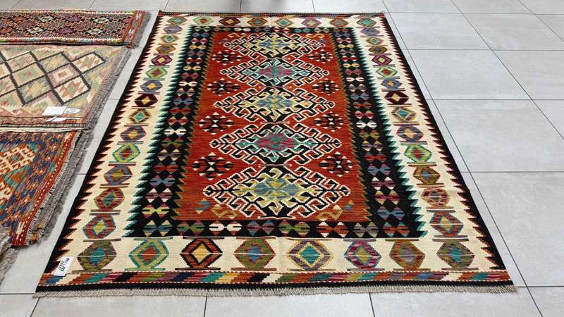 Afghan Chobi Kilim 235cm x 178cm Hand Made