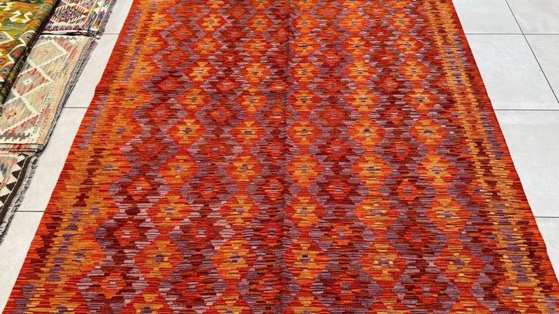 Afghan Chobi Kilim 308cm x 207cm Hand Made