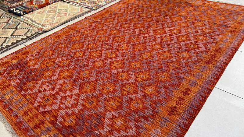 Afghan Chobi Kilim 293cm x 197cm Hand Made