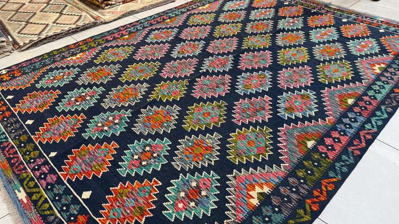 Afghan Chobi Kilim 298cm x 207cm Hand Made