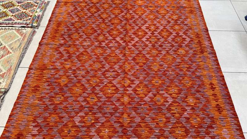 Afghan Chobi Kilim 293cm x 197cm Hand Made