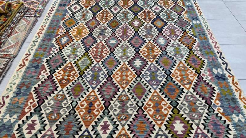Afghan Chobi Kilim 363cm x 255cm Hand Made