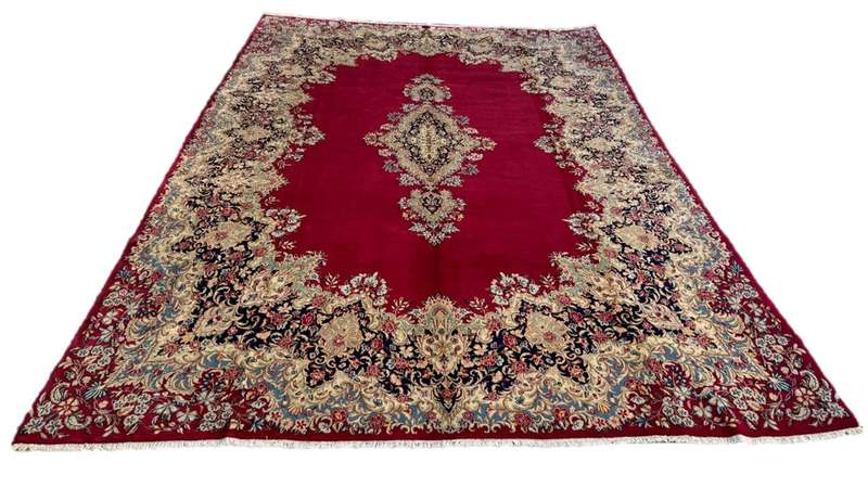 Very Fine Persian Kerman Carpet 350cm x 260cm Hand Knotted