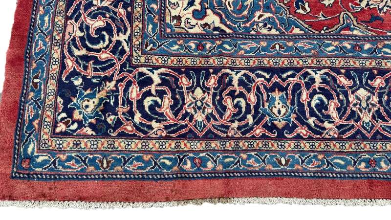Vintage Persian Arak Carpet 415cm x 310cm Hand Knotted