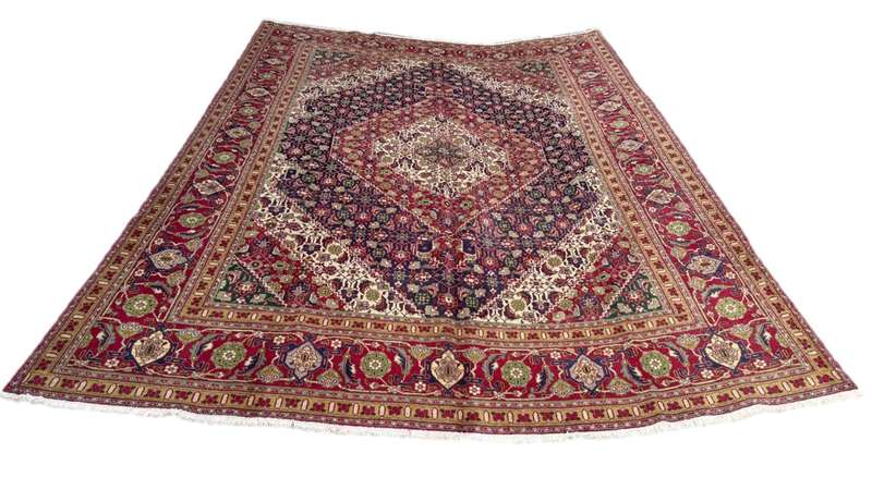 Persian Tabriz Carpet  390cm x 310cm Hand Knotted