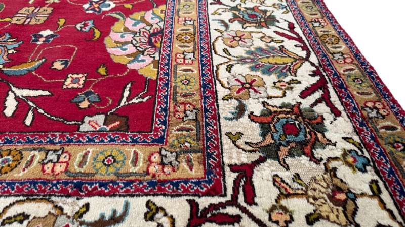 Vintage Persian Tabriz Carpet  382cm x 300cm Hand-Knotted