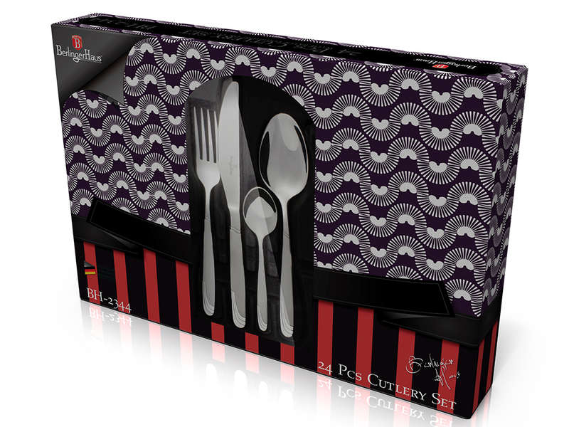 Berlinger Haus 24 Pieces Stainless Steel Satin Finish Cutlery Set (READ THE DESCRIPTION)