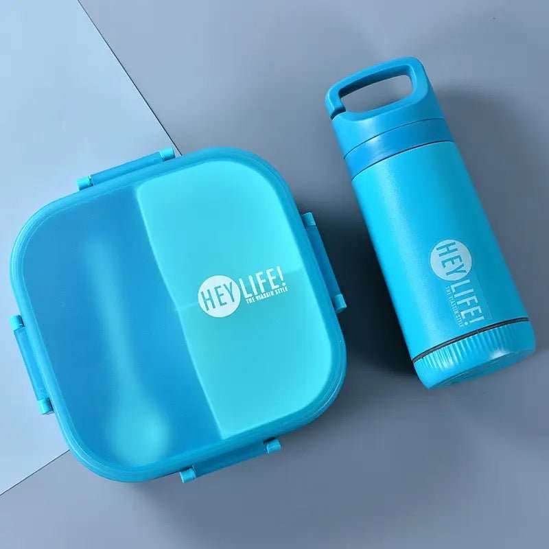 3 Compartment Lunchbox and bottle set