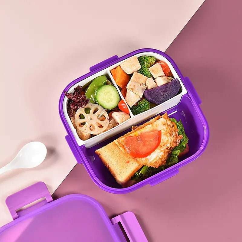 3 Compartment Lunchbox and bottle set