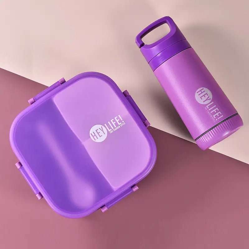 3 Compartment Lunchbox and bottle set