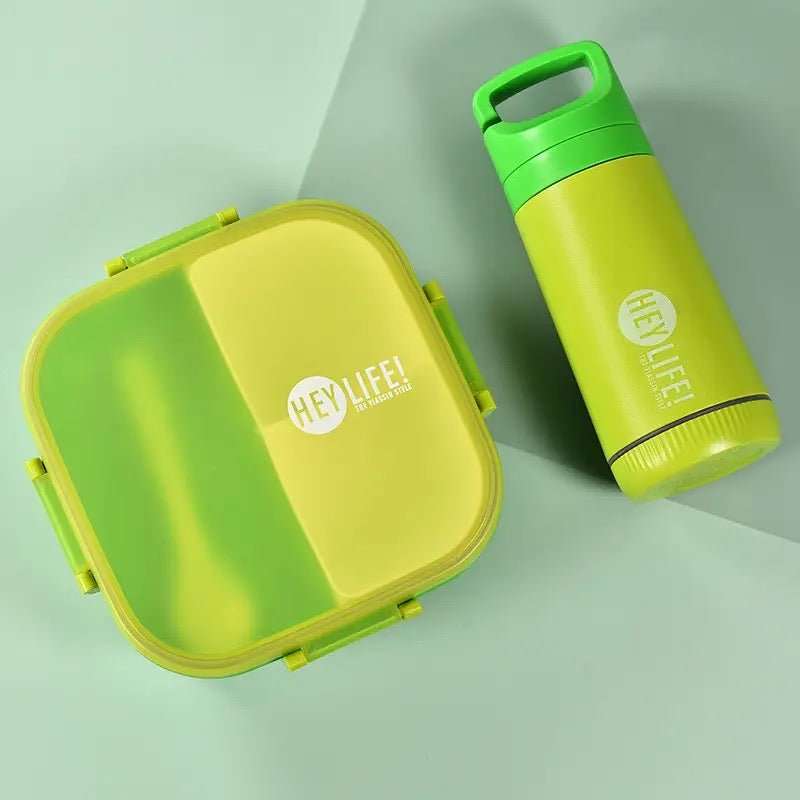 3 Compartment Lunchbox and bottle set