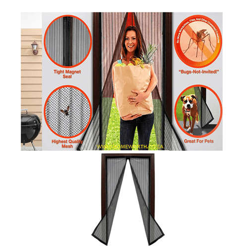 Magic Mesh  Hands Free Magnetic Screen Door